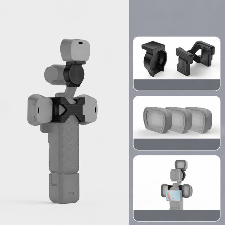For DJI Osmo Pocket 3 NEEWER Fill Light Magnetic Holder Action Camera Portable Light — Dual Light with Mount