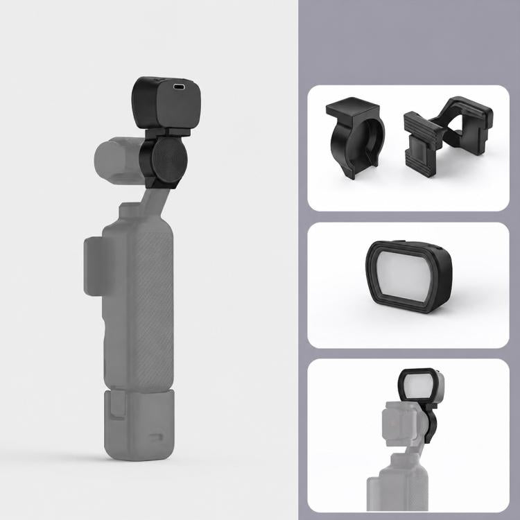 For DJI Osmo Pocket 3 NEEWER Fill Light Magnetic Holder Action Camera Portable Light — Dual Light Kit