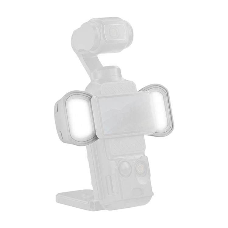 For DJI Osmo Pocket 3 NEEWER Fill Light Magnetic Holder Action Camera Portable Light — Black Single Light with Mount