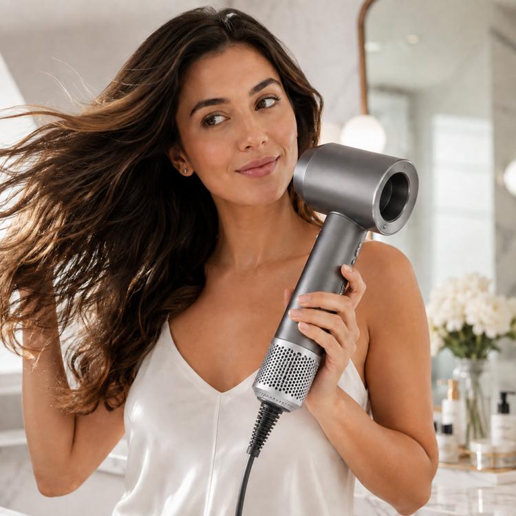 Dust Filter Mesh Cover For Dyson Hair Drier HD01 / HD03 / HD07 / HD08 / HD15 — Dark Grey
