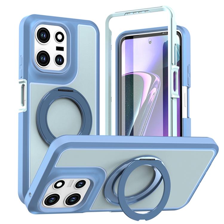 Silicone Magnetic Anti-drop Protective Phone Case with 360 Rotating Holder