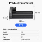 DAJA RT5 Rotation Axis For Laser Engraving Machine — view 5