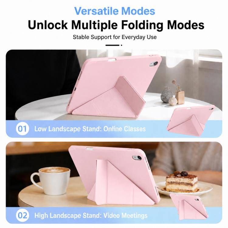 XDcase Y-fold Holder Silicone Back Cover Smart Tablet Leather Case with Pen Slot — view 17
