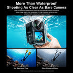 Waterproof Housing 60m Underwater Cameras Cover