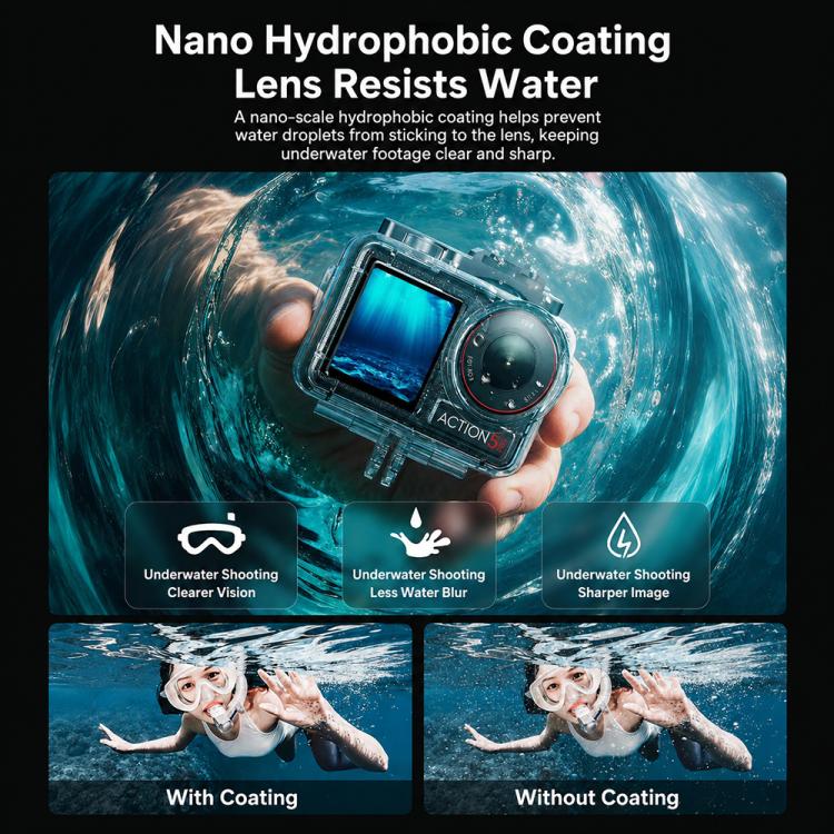 Waterproof Housing 60m Underwater Cameras Cover