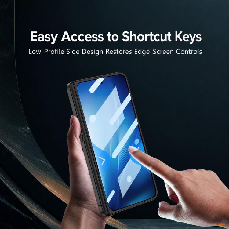 GKK Integrated Magnetic Folding Hinge Full Coverage Phone Case with Side Cover Holder