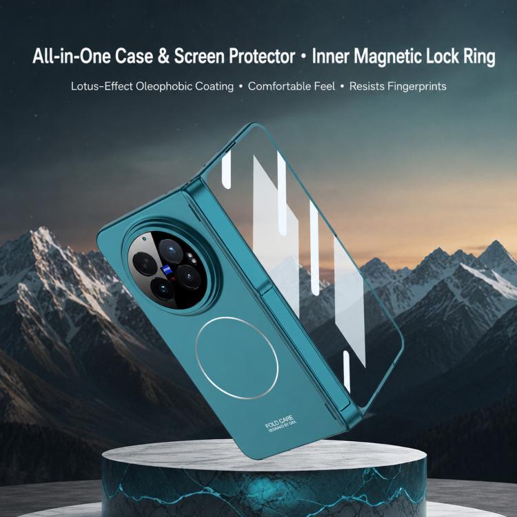 GKK Integrated Magnetic Folding Hinge Full Coverage Phone Case with Side Cover Holder