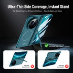 GKK Integrated Magnetic Folding Hinge Full Coverage Phone Case with Side Cover Holder