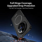 GKK Integrated Magnetic Folding Hinge Full Coverage Phone Case with Side Cover Holder