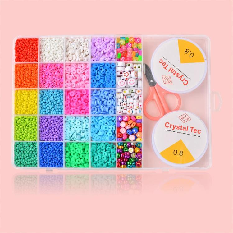 25-grid DIY Beaded Bracelet Kit — Colorful 1