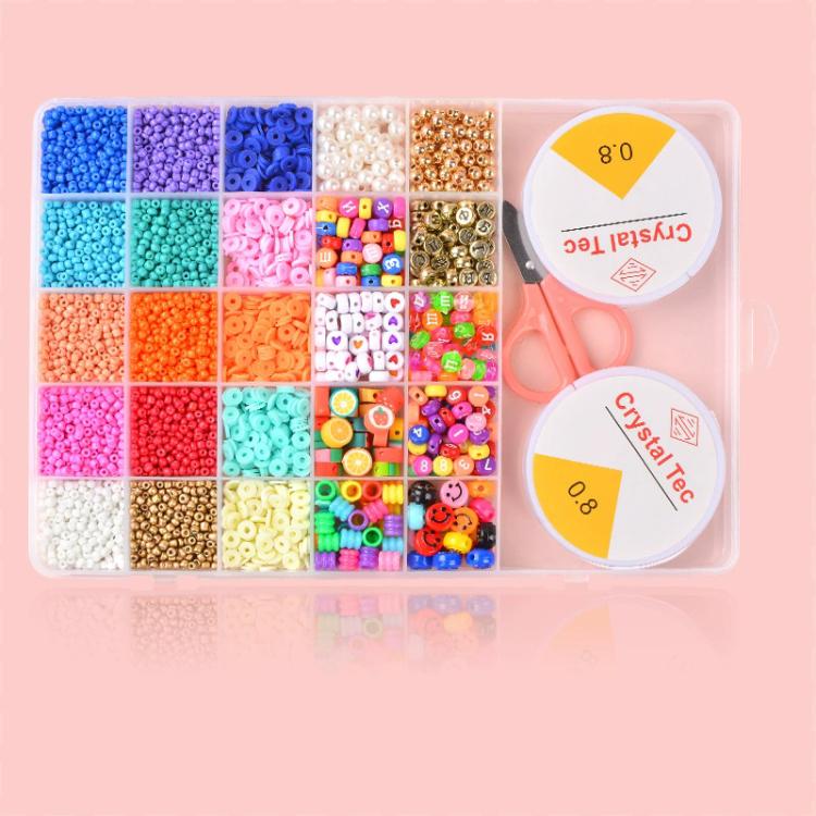 25-grid DIY Beaded Bracelet Kit — Colorful 2