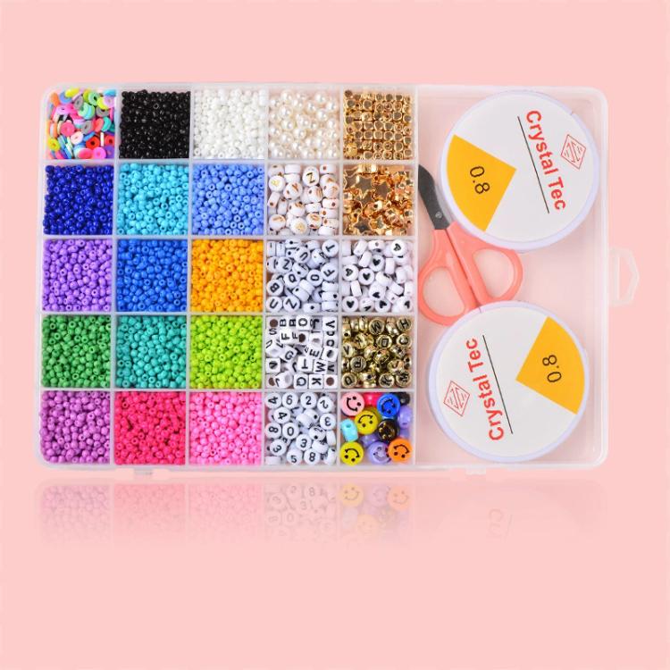 25-grid DIY Beaded Bracelet Kit — Colorful 4