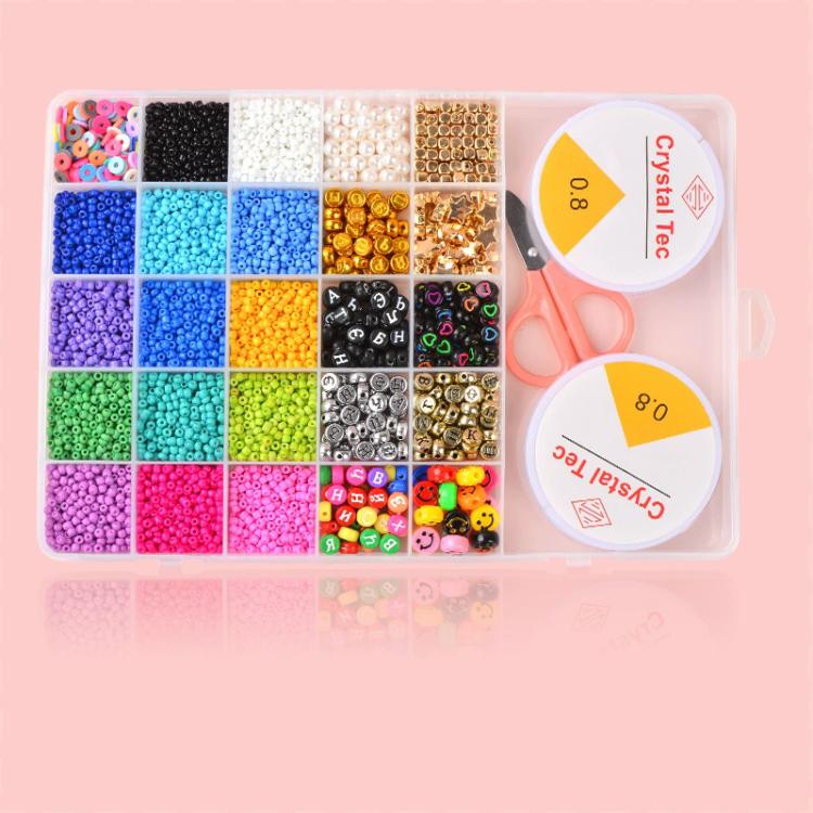 25-grid DIY Beaded Bracelet Kit — Colorful 5
