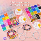 25-grid DIY Beaded Bracelet Kit