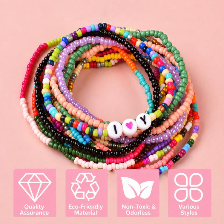 25-grid DIY Beaded Bracelet Kit
