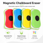 4 PCS/Pack Removable Water-Soluble Chalk Magnetic Eraser — view 2