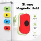 4 PCS/Pack Removable Water-Soluble Chalk Magnetic Eraser — view 3