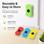 4 PCS/Pack Removable Water-Soluble Chalk Magnetic Eraser — view 7