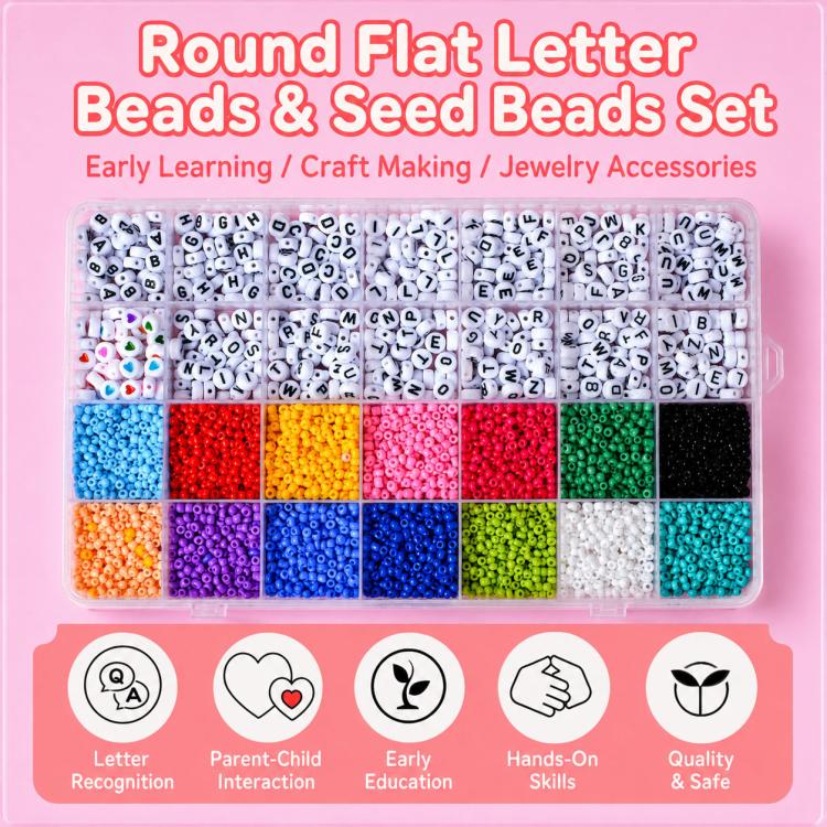 28-grid DIY Beaded Bracelet Kit for Amblyopia Training