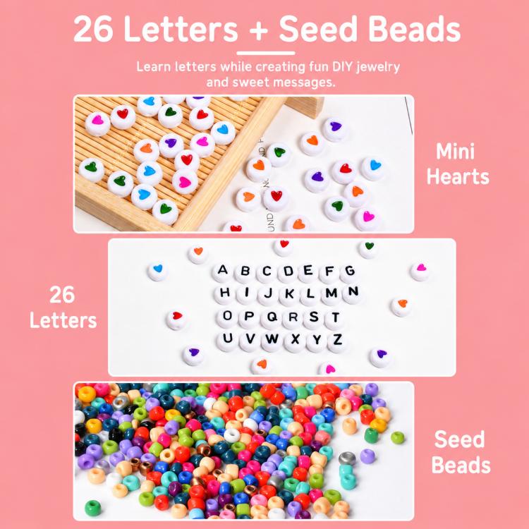 28-grid DIY Beaded Bracelet Kit for Amblyopia Training