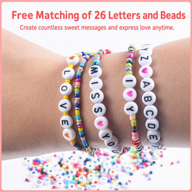 28-grid DIY Beaded Bracelet Kit for Amblyopia Training