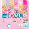 24-grid Children DIY Beaded Bracelet Kit