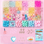 24-grid Children DIY Beaded Bracelet Kit