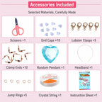 24-grid Children DIY Beaded Bracelet Kit