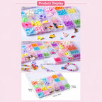 24-grid Children DIY Beaded Bracelet Kit