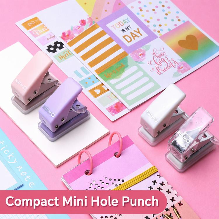 KW-TRIO DIY Mini Hole Punch Single Hole Punch — Purple