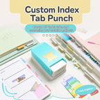 KW-TRIO BQJ-04 Homemade Index Label Puncher — Green