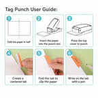 KW-TRIO BQJ-04 Homemade Index Label Puncher — view 8