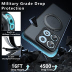 Armor Magnetic Holder PC Hybrid TPU Phone Case