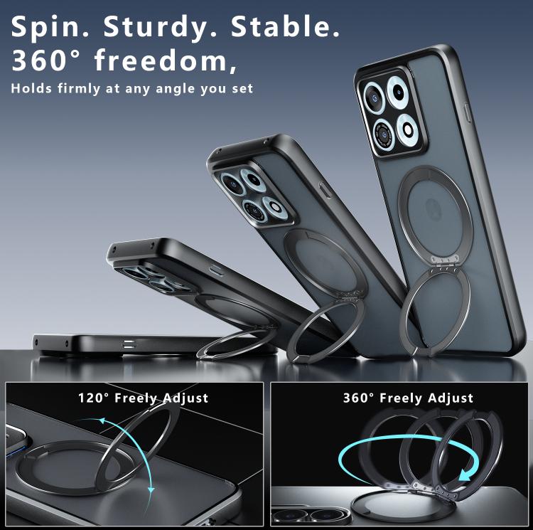 Armor Magnetic Holder PC Hybrid TPU Phone Case