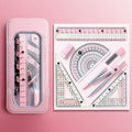8PCS / Set Anti-myopia Compass and Ruler Set For Students
