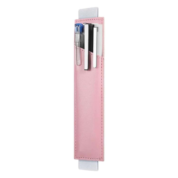 Leak-Proof Multi-Functional PU Leather Pen Sleeve — Beige