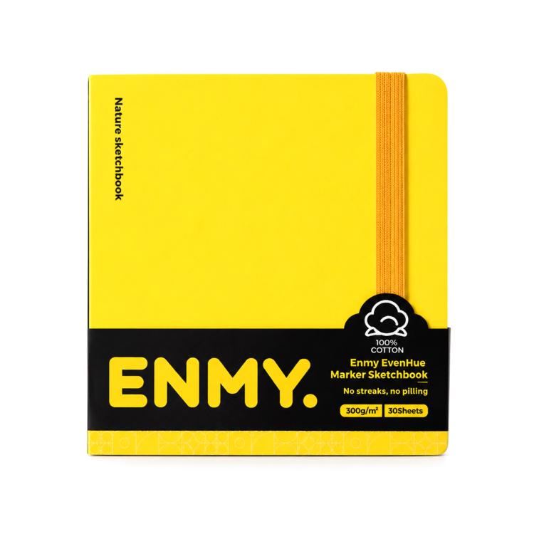 ENMY Even Color Square Sketchbook for Acrylic Markers — S-80 x 80mm