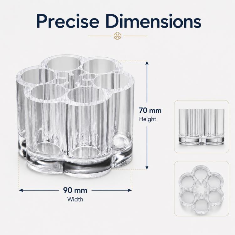 High-Transparency Plastic Pen Holder — K-088