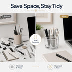 High-Transparency Plastic Pen Holder — view 6