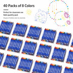 ENMY 320 PCS/Box Washable Color Crayons Oil Pastels — view 3