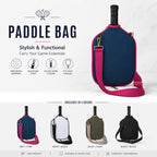 Neoprene Pickleball Paddle Cover Waterproof Single-Shoulder Bag