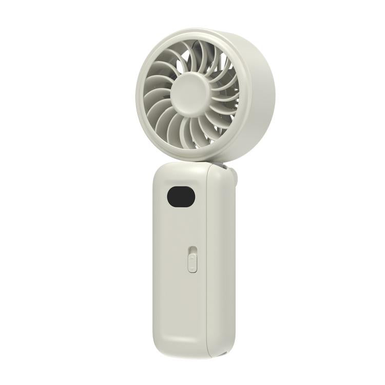 Umbrella Clip Foldable Mini Fan Rechargeable Outdoor Handheld Fan — Grey