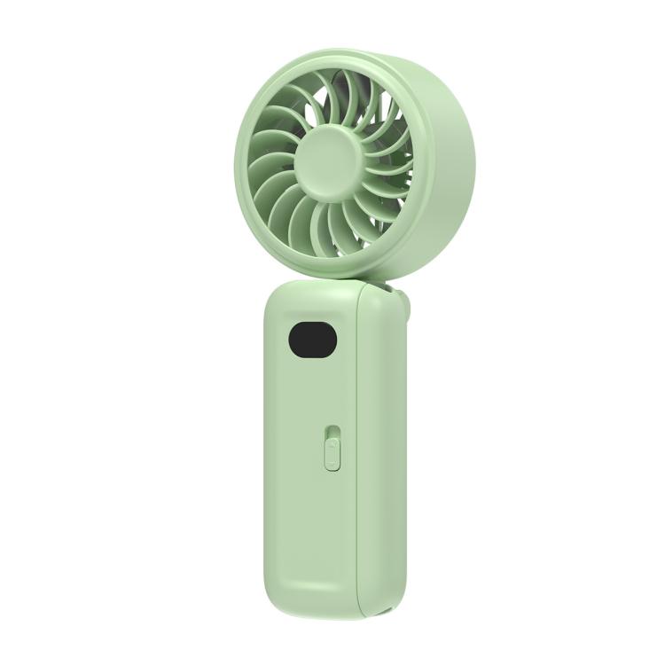 Umbrella Clip Foldable Mini Fan Rechargeable Outdoor Handheld Fan — White