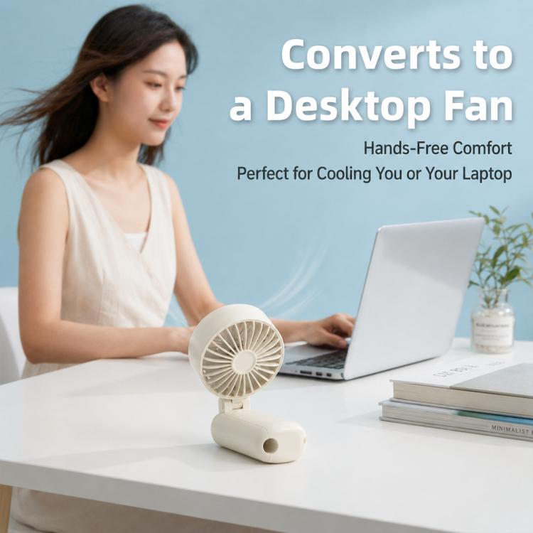 Umbrella Clip Foldable Mini Fan Rechargeable Outdoor Handheld Fan — view 7