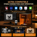 DAJA DJ6 Pro Mini Fully Automatic Laser Engraving Machine