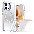Glitter Gradient Magnetic Lens Frame Holder Phone Case