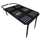 Outdoor Camping Off-Road Portable Folding Metal Dining Table