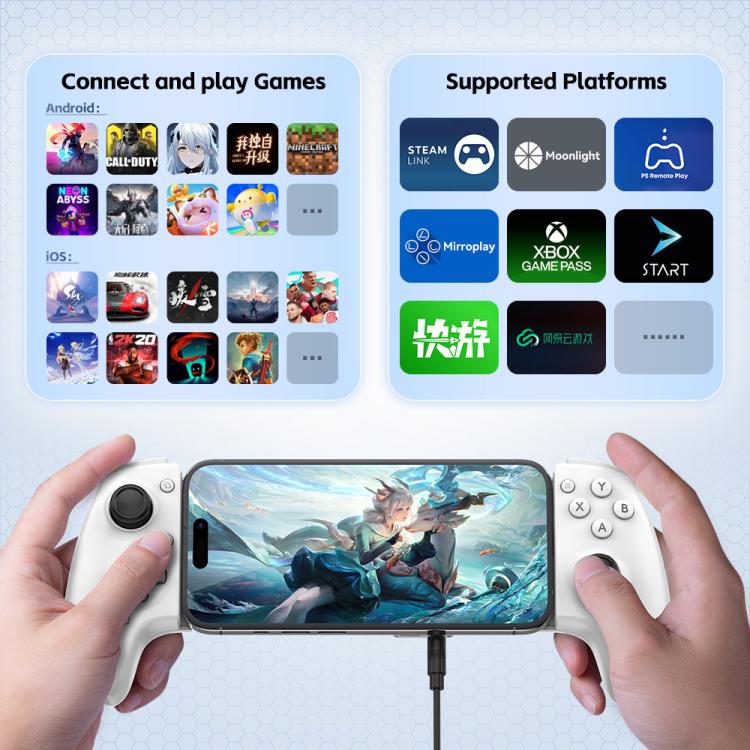 AB01 Max Type-C Bluetooth Stretchable Game Controller