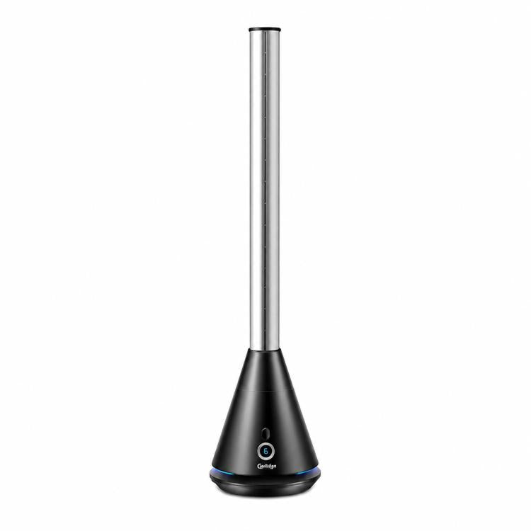 Carkiien SKJ-CR010D Floor Freestanding Bladeless Tower Fan, Circulation Fan with Remote Control — White