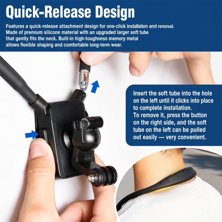For Insta360 Luna Ultra Quick Release Magnetic Neck Mount — view 7